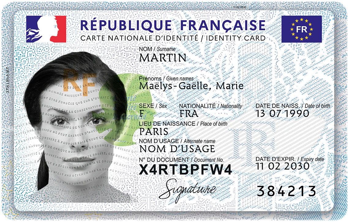 Photo d'identité pour carte nationale d'identité à Thionville (Moselle) - Studio Catherine Herpeux Photographe